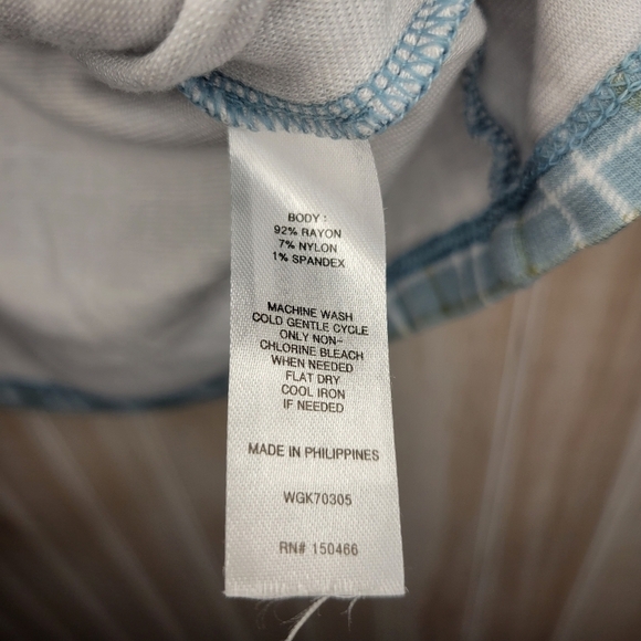 41 Hawthorn Blue Paid Bodycon Faux-Wrap Mini Dress Sz XL - Picture 4 of 6